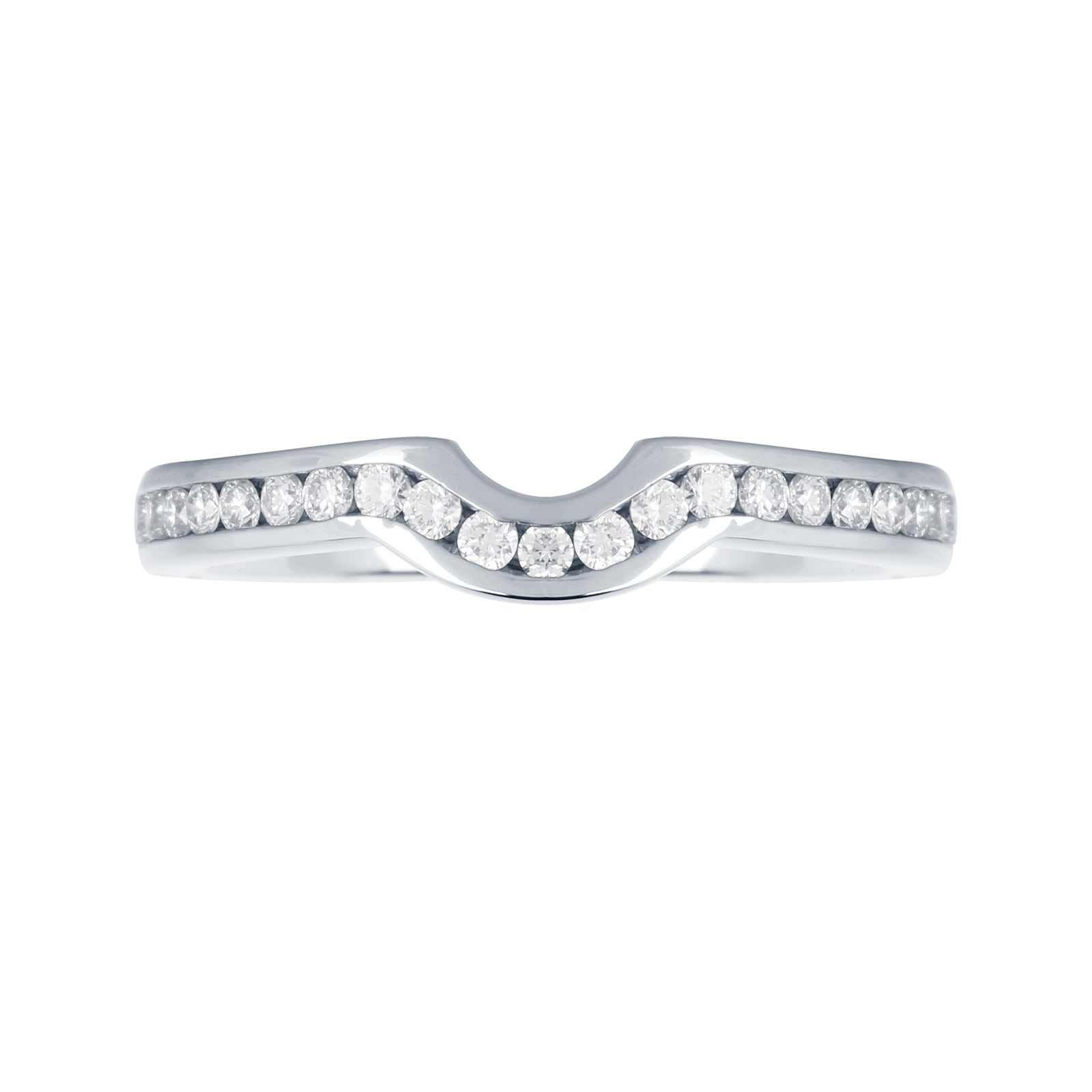 Mappin & Webb Platinum 0.24cttw Diamond Belvedere Wedding Ring