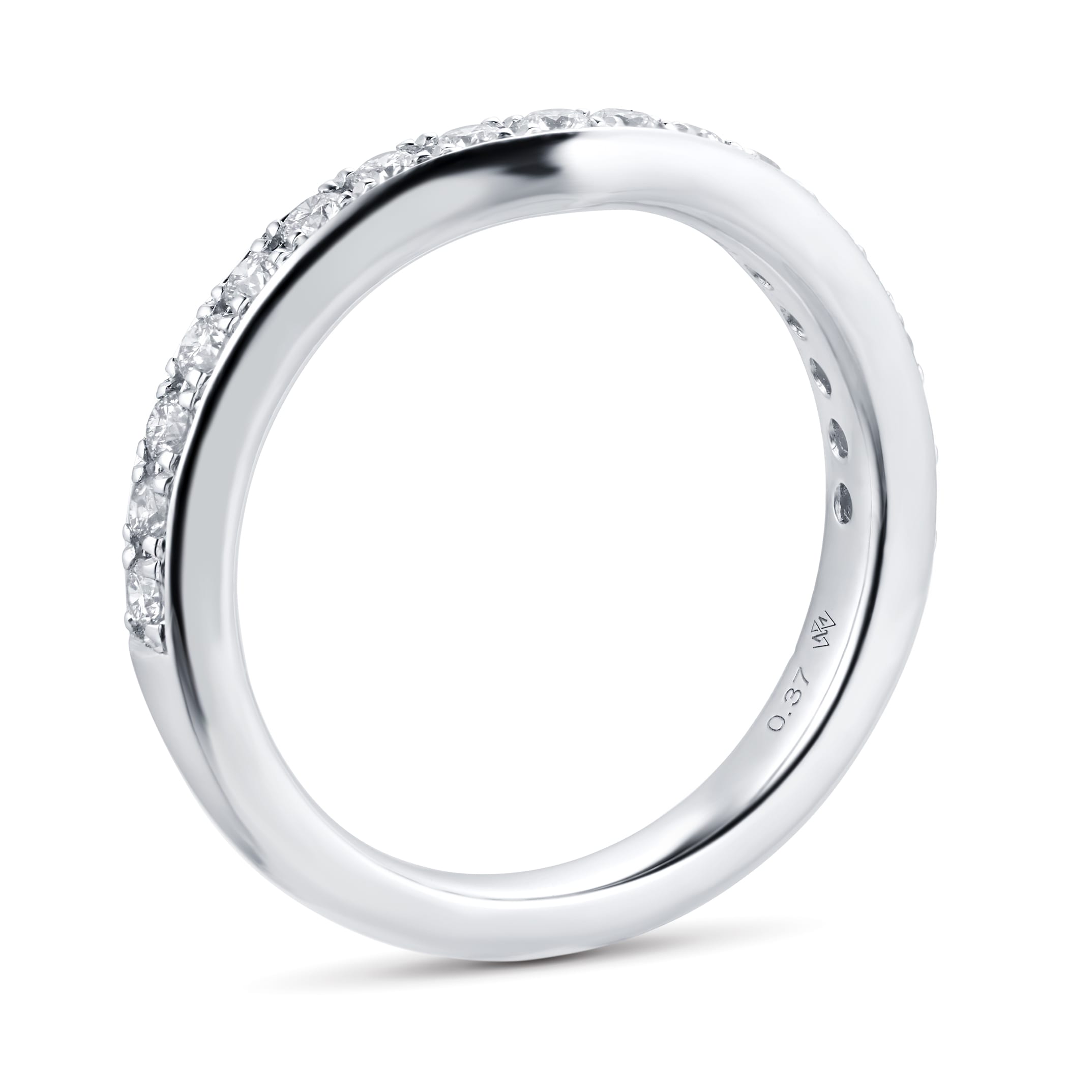 Mappin & Webb Platinum 0.37cttw Diamond Ena Harkness Wedding Ring Mappin & Webb Platinum 0.37cttw Diamond Ena Harkness Wedding Ring