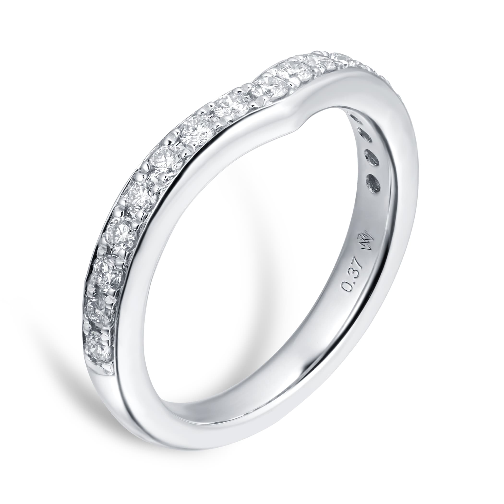 Mappin & Webb Platinum 0.37cttw Diamond Ena Harkness Wedding Ring Mappin & Webb Platinum 0.37cttw Diamond Ena Harkness Wedding Ring