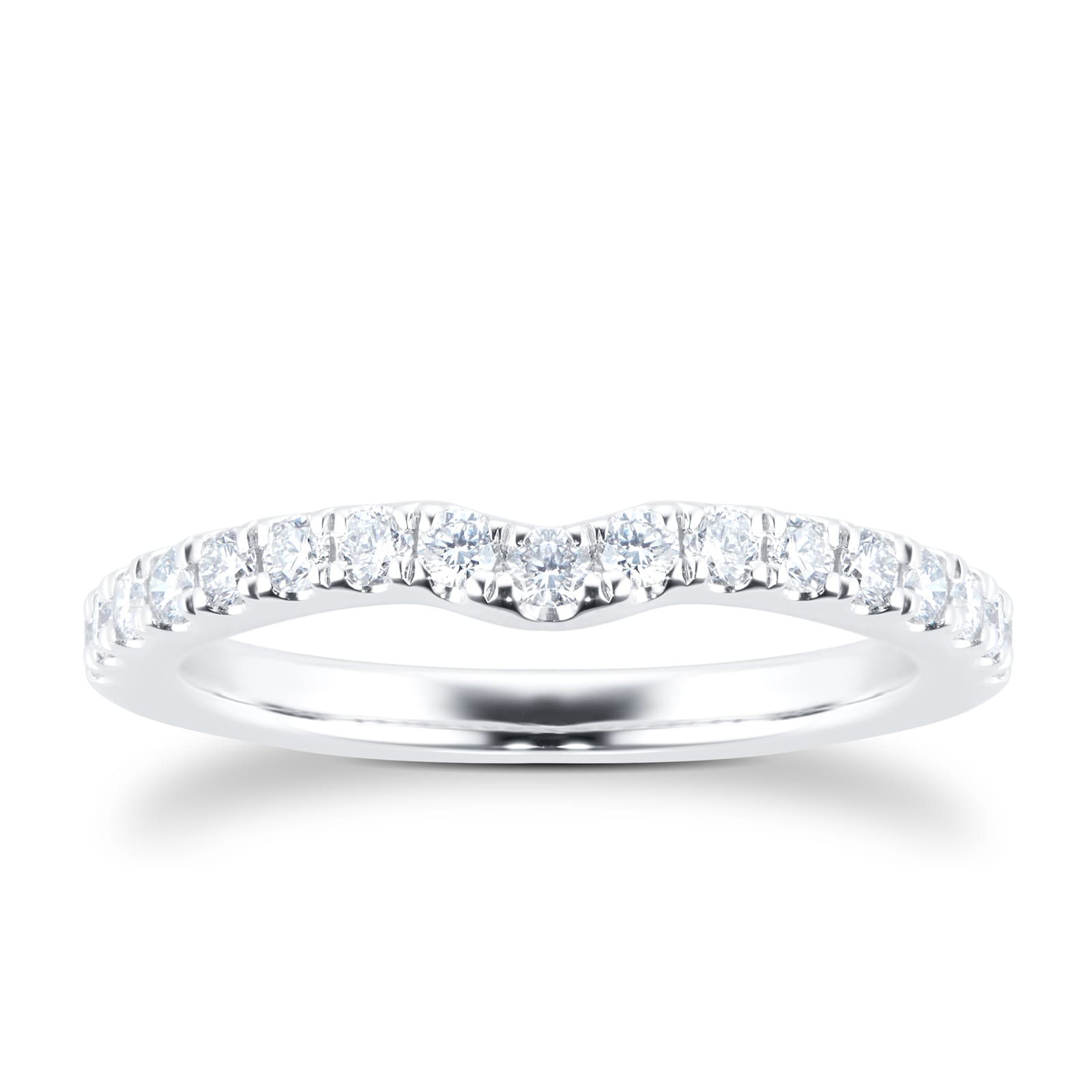 Mappin & Webb Platinum 0.31cttw Diamond Hermione Wedding Ring