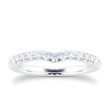 Mappin & Webb Platinum 0.31cttw Diamond Hermione Wedding Ring