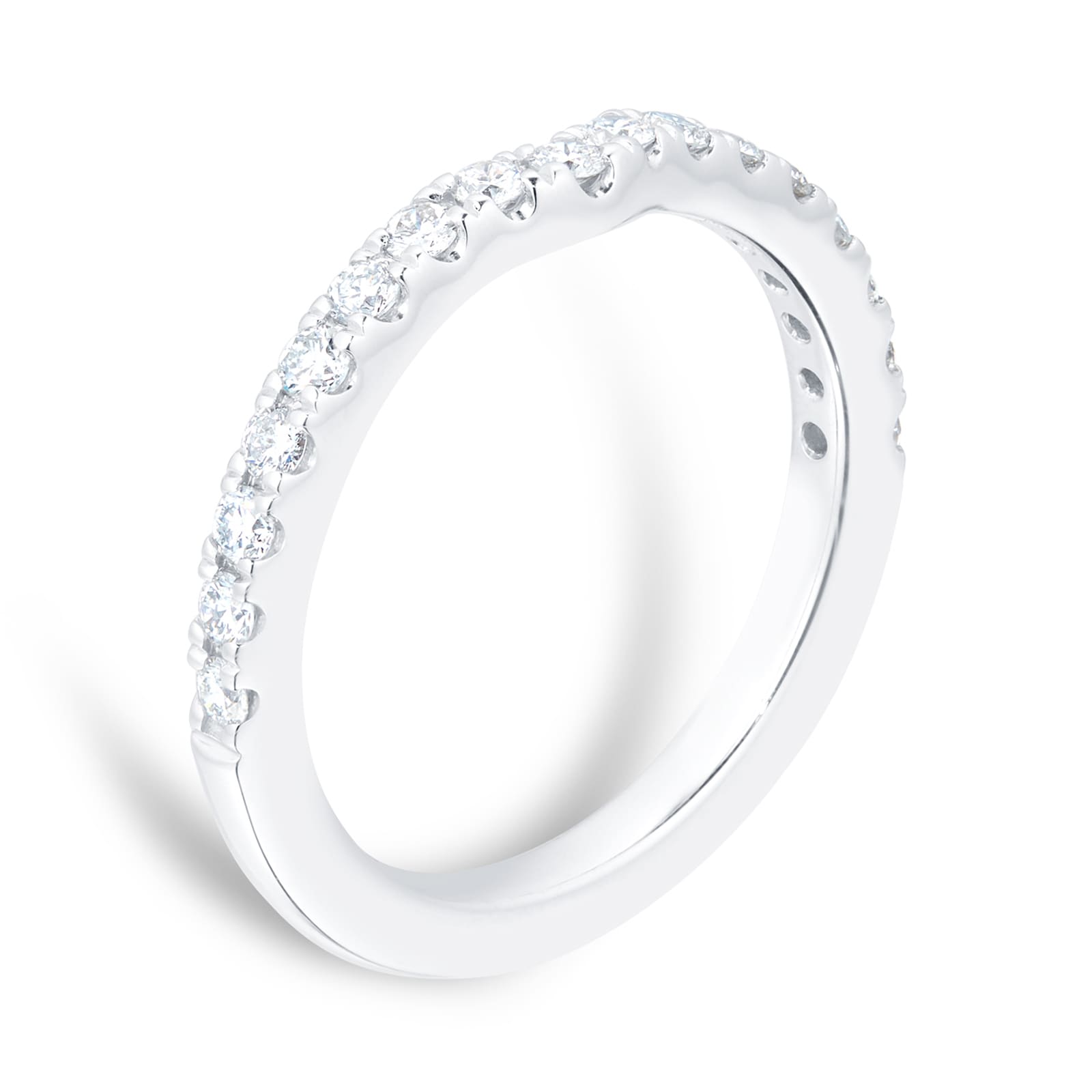 Mappin & Webb Platinum 0.31cttw Diamond Hermione Wedding Ring