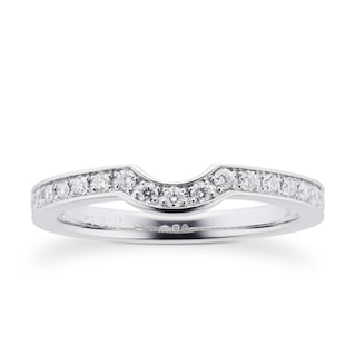 Mappin & Webb Platinum 0.22cttw Diamond Boscobel Wedding Ring