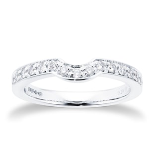 Mappin & Webb Platinum 0.29cttw Diamond Boscobel Wedding Ring