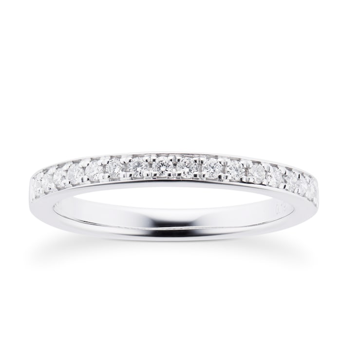 Mappin & Webb Platinum 0.19cttw Diamond Boscobel Wedding Ring