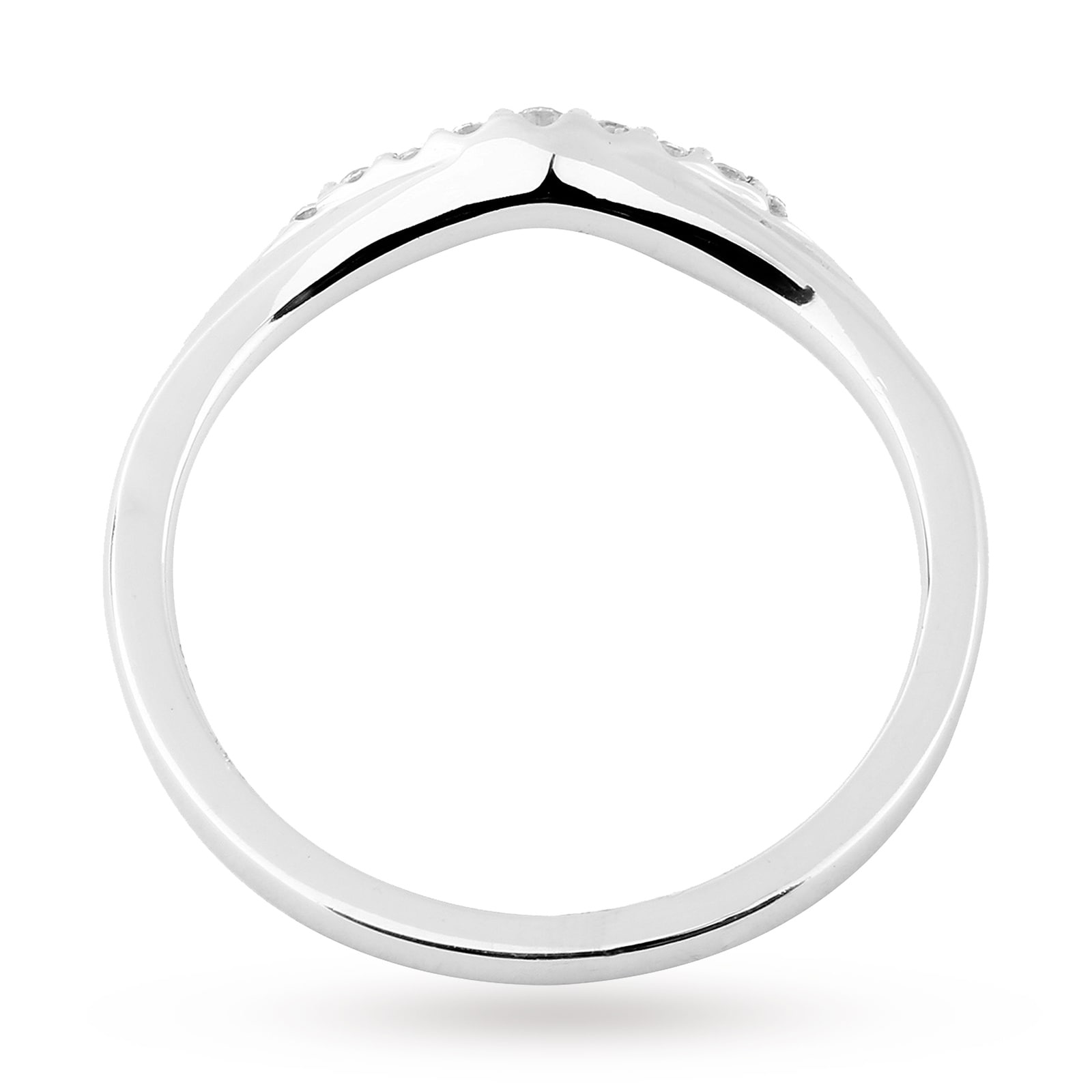 Goldsmiths Platinum 0.10 Total Carat Weight Diamond Wedding Band Goldsmiths Platinum 0.10 Total Carat Weight Diamond Wedding Band