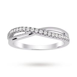 08230394 - Platinum 0.25 Total Carat Weight Diamond Wedding Band