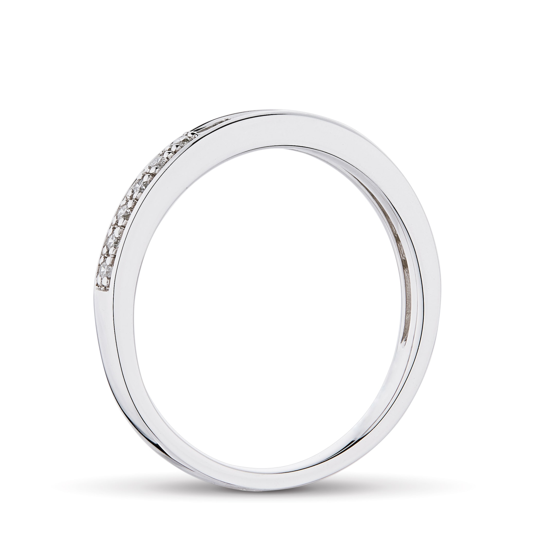 Goldsmiths Platinum 0.22cttw Diamond Mixed Cut Wedding Ring - Ring Size L Goldsmiths Platinum 0.22cttw Diamond Mixed Cut Wedding Ring - Ring Size L