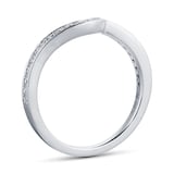 Mappin & Webb Platinum 0.20ct Boscobel Shaped Wedding Ring