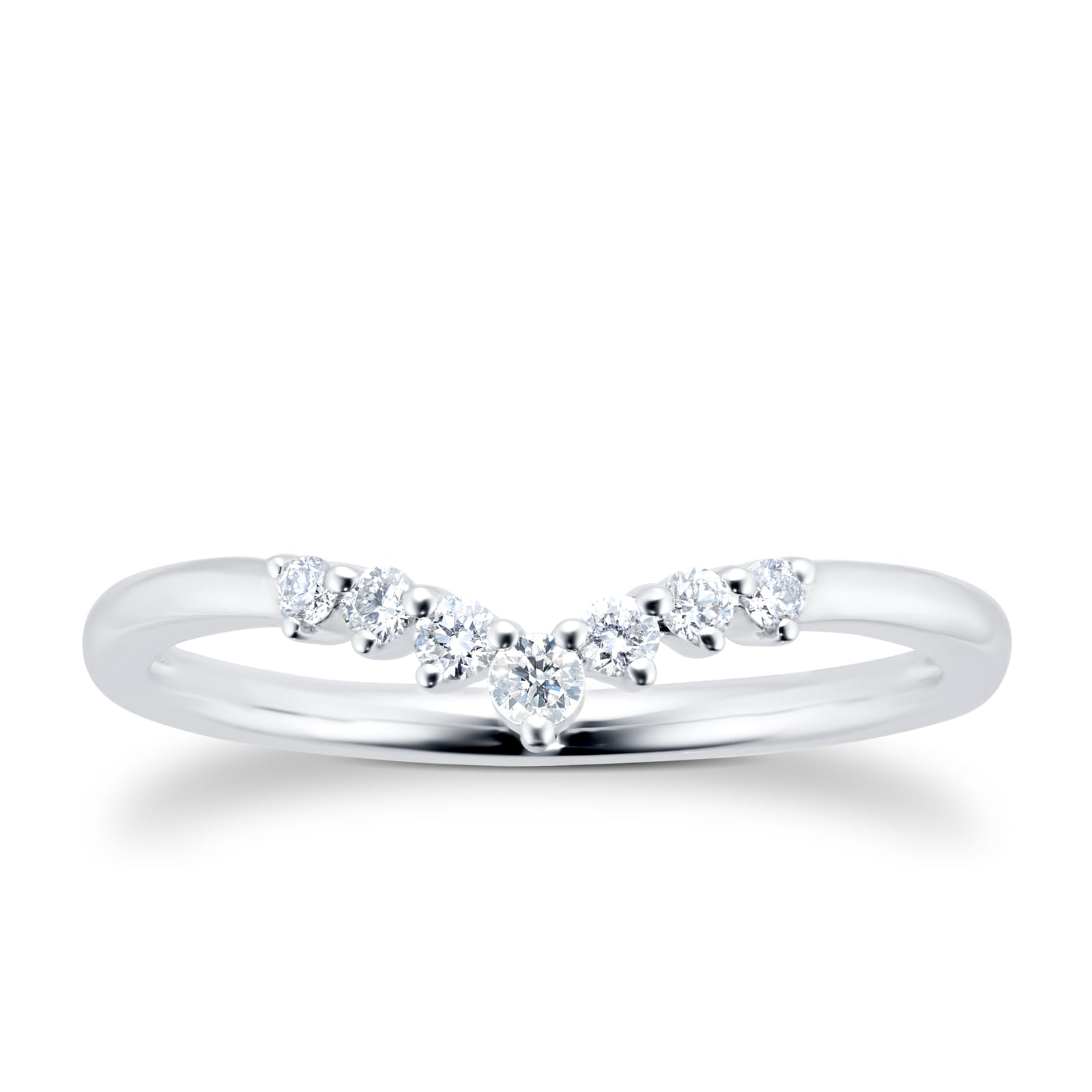 18k Rose Gold V-shaped Women's Diamond Wedding Ring #106179 - Seattle  Bellevue | Joseph Jewelry