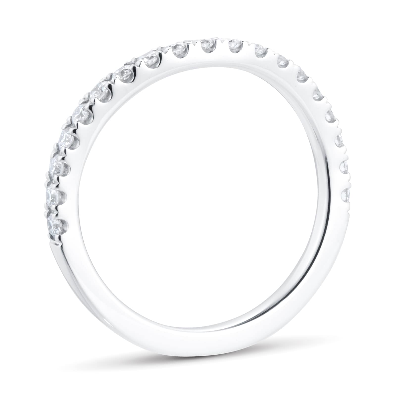 Mappin & Webb Amelia Platinum 0.32cttw Diamond Curved Wedding Ring Mappin & Webb Amelia Platinum 0.32cttw Diamond Curved Wedding Ring