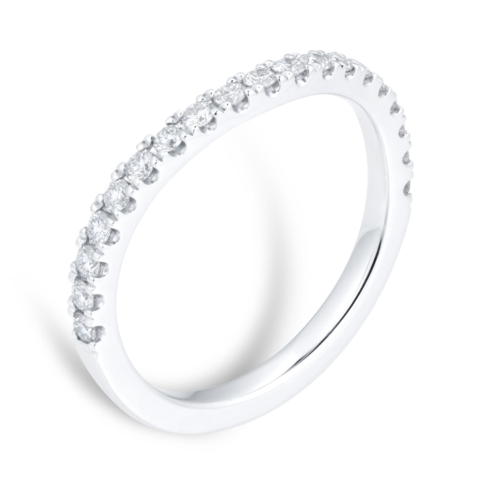 Mappin & Webb Amelia Platinum 0.32cttw Diamond Curved Wedding Ring Mappin & Webb Amelia Platinum 0.32cttw Diamond Curved Wedding Ring