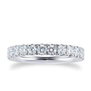 Mappin & Webb Platinum 3mm 1.00cttw Diamond Set Wedding Ring