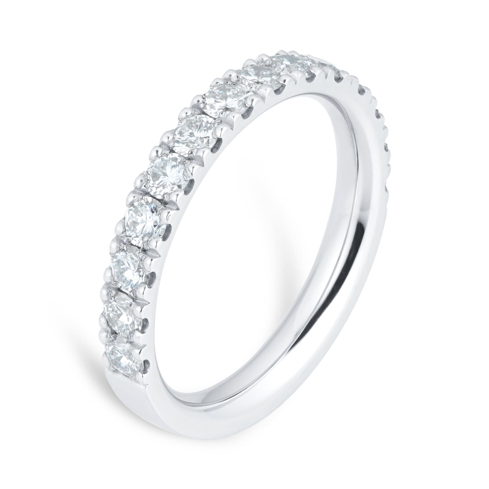 Mappin & Webb Platinum 3mm 1.00cttw Diamond Set Wedding Ring Mappin & Webb Platinum 3mm 1.00cttw Diamond Set Wedding Ring