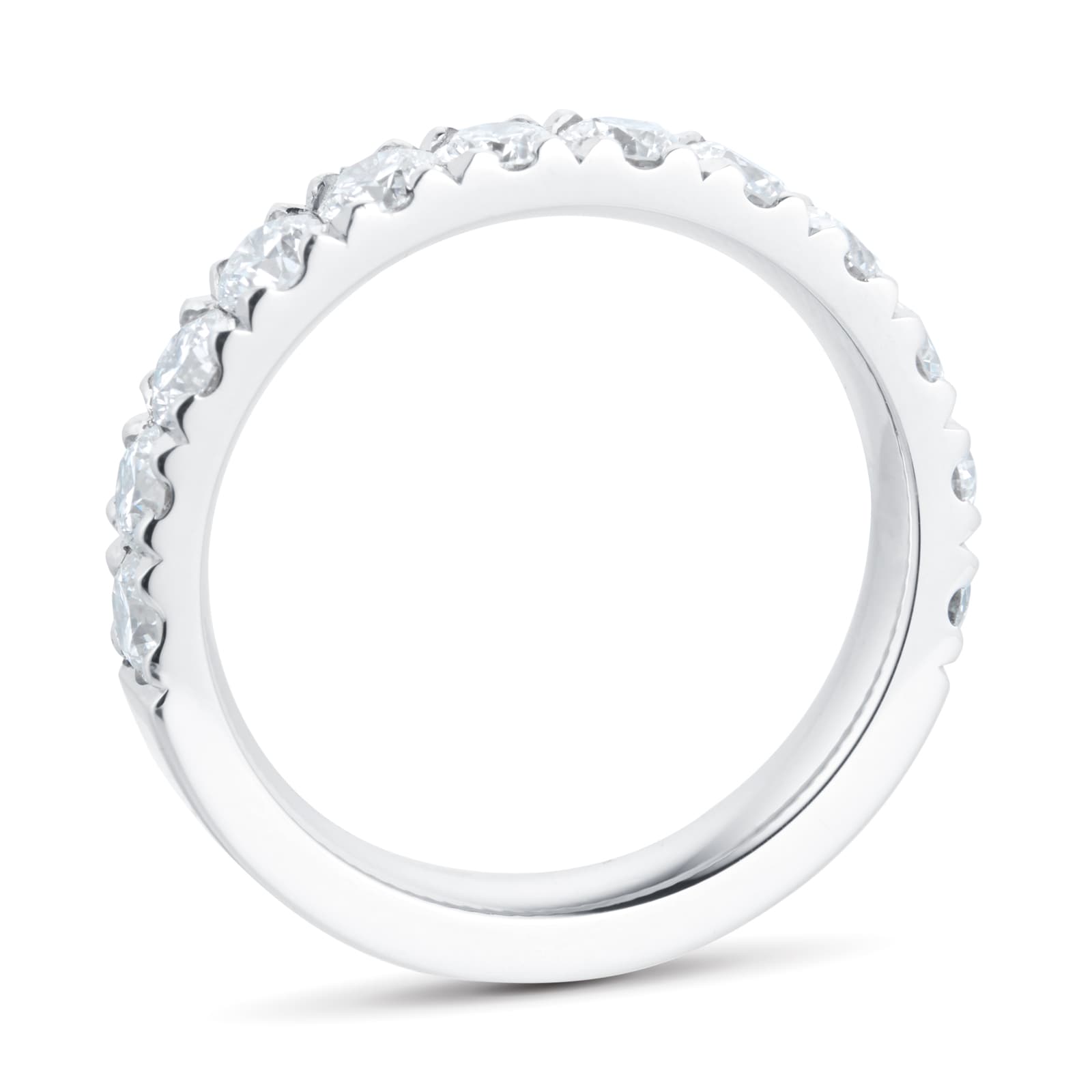 Mappin & Webb Platinum 1.50cttw Diamond Set Wedding Ring