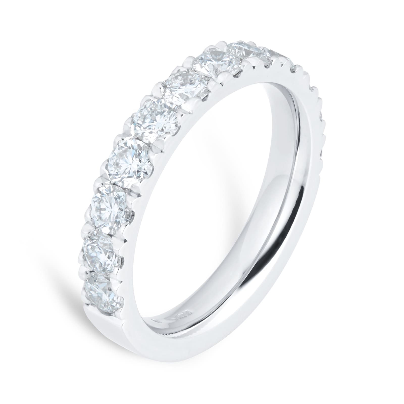 Mappin & Webb Platinum 1.50cttw Diamond Set Wedding Ring