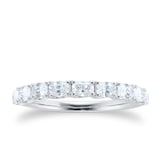 Mappin & Webb Platinum 0.74cttw Oval Cut Diamond Wedding Ring