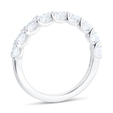 Mappin & Webb Platinum 0.74cttw Oval Cut Diamond Wedding Ring
