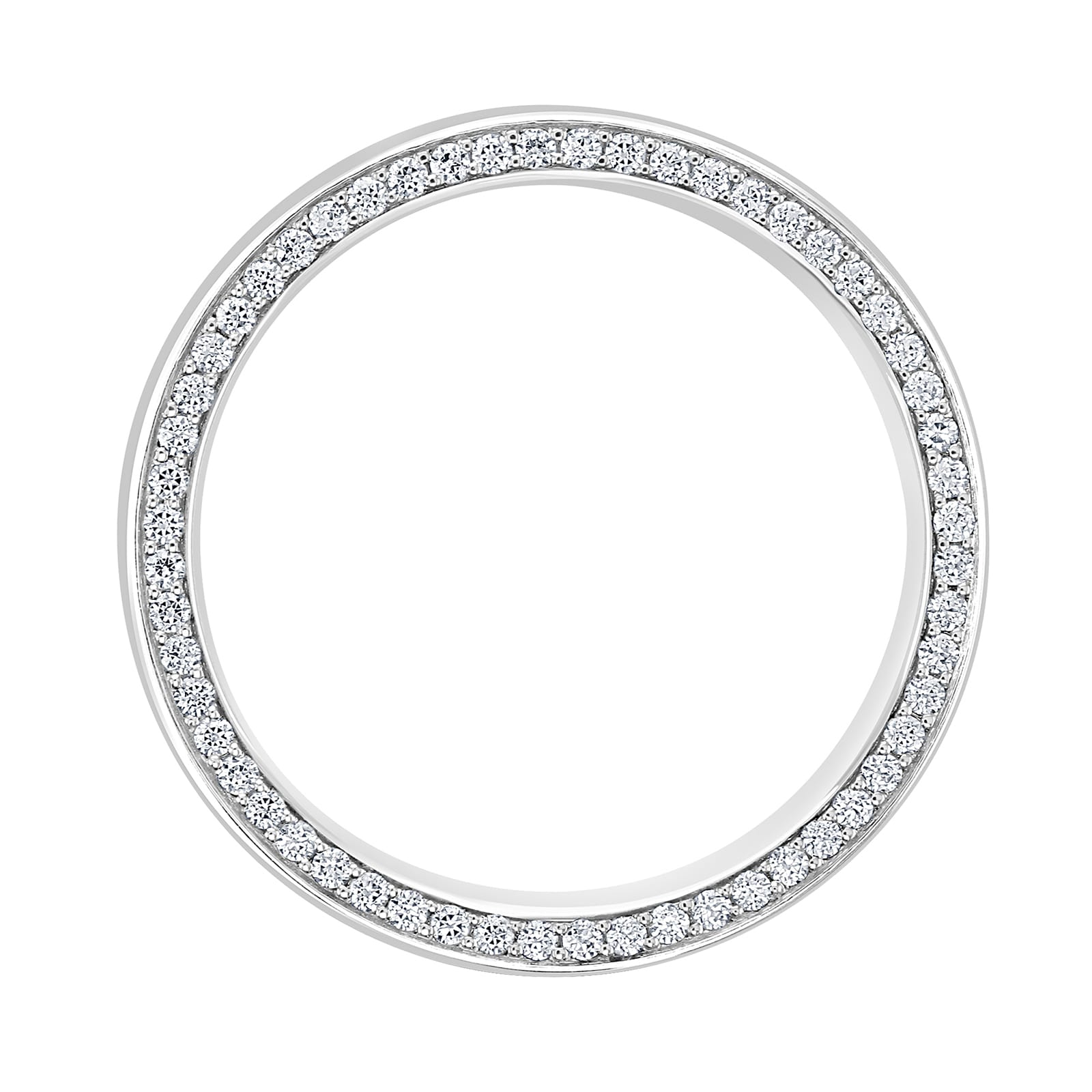 Mappin & Webb Platinum 0.56cttw Round Brilliant Cut Diamond Set Wedding Ring