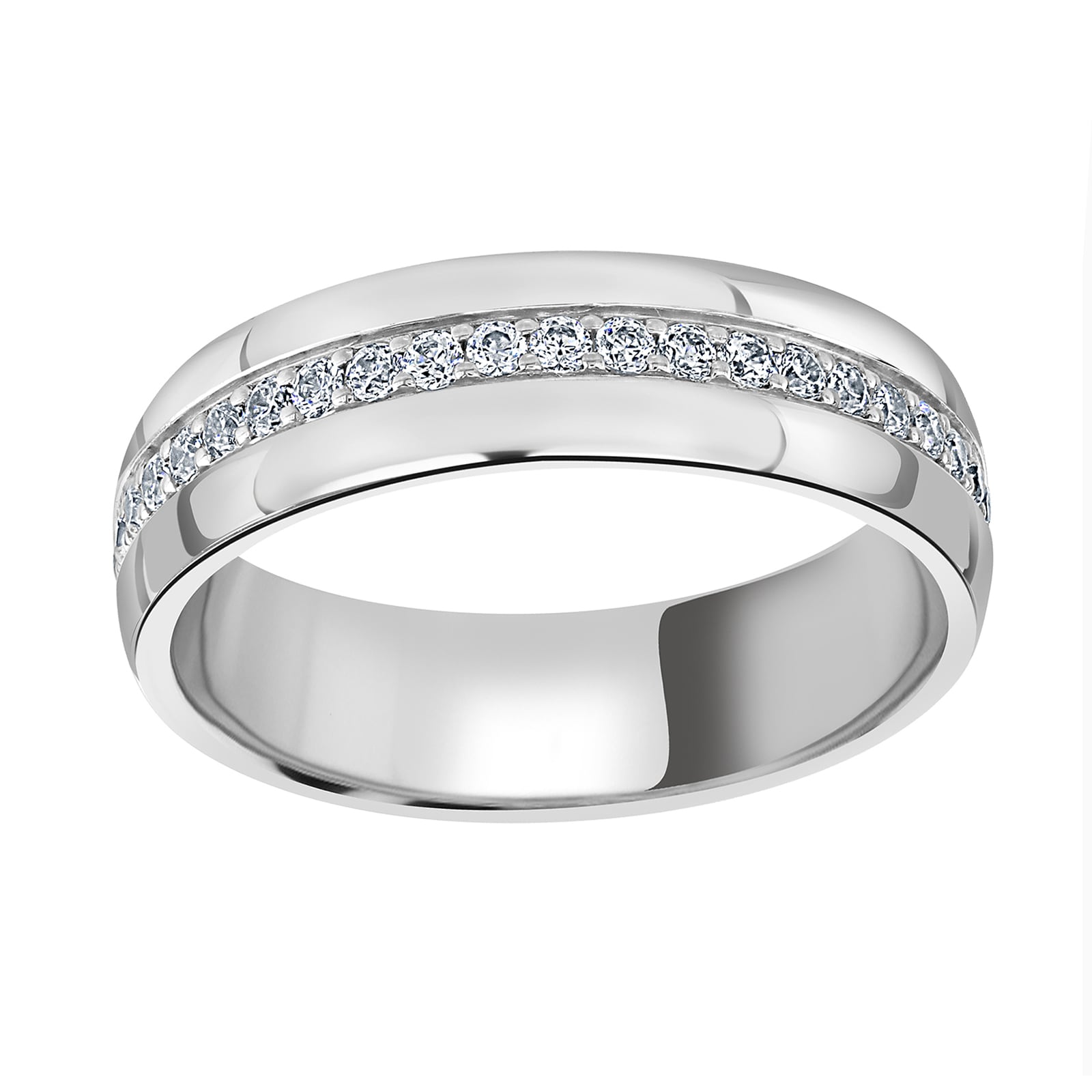 Mappin & Webb Platinum 0.64cttw Round Brilliant Cut Centre Diamond Set Wedding Ring Mappin & Webb Platinum 0.64cttw Round Brilliant Cut Centre Diamond Set Wedding Ring
