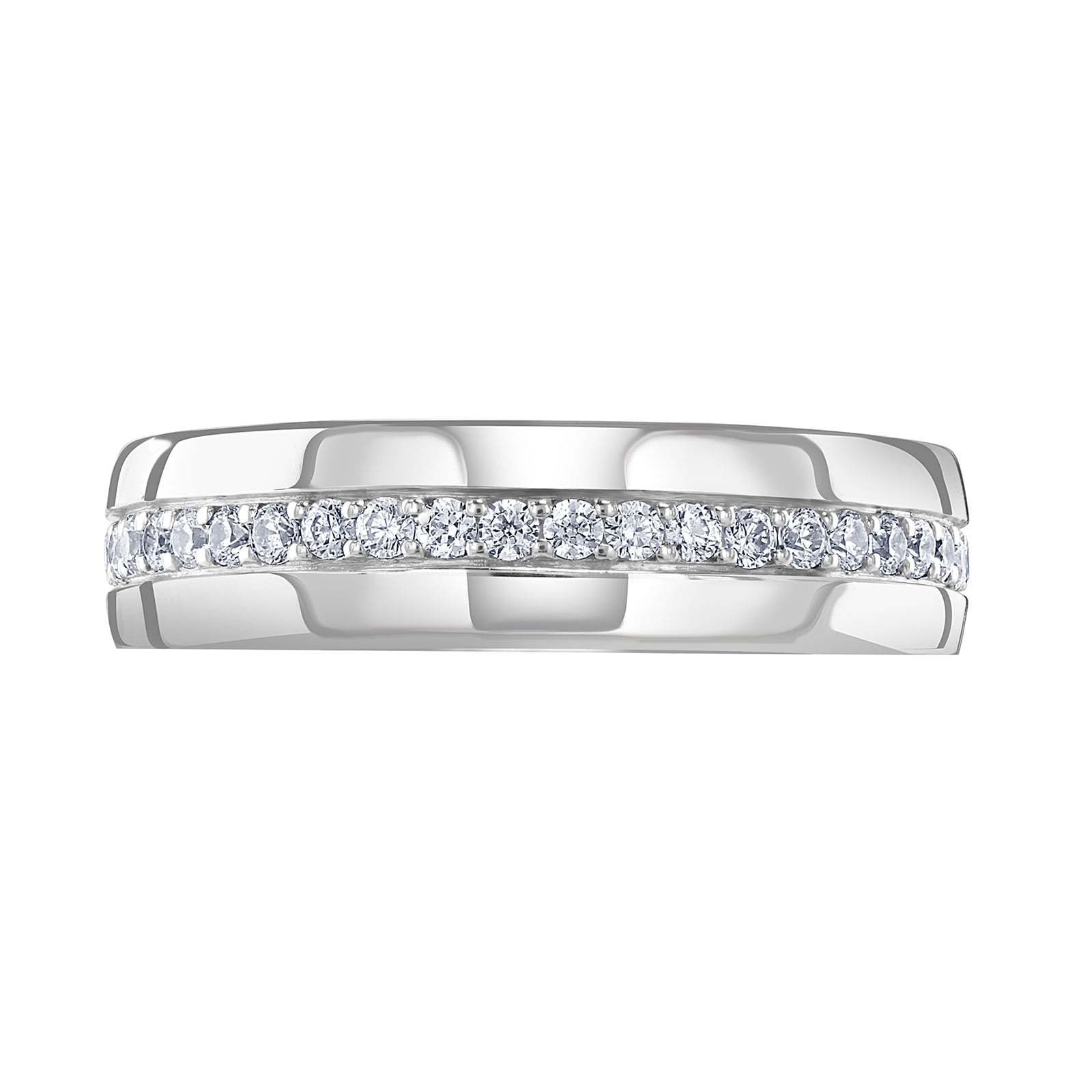 Mappin & Webb Platinum 0.64cttw Round Brilliant Cut Centre Diamond Set Wedding Ring Mappin & Webb Platinum 0.64cttw Round Brilliant Cut Centre Diamond Set Wedding Ring