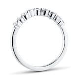 Mappin 
Webb Platinum 1.00cttw Diamond Set Wishbone Wedding Ring