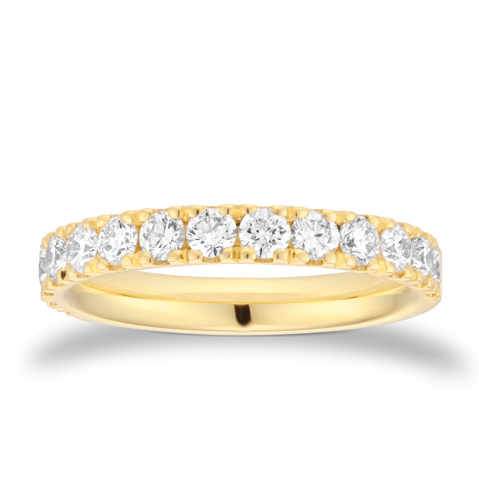 Mappin & Webb 18ct Yellow Gold 3mm 1.00cttw Diamond Wedding Ring Mappin & Webb 18ct Yellow Gold 3mm 1.00cttw Diamond Wedding Ring