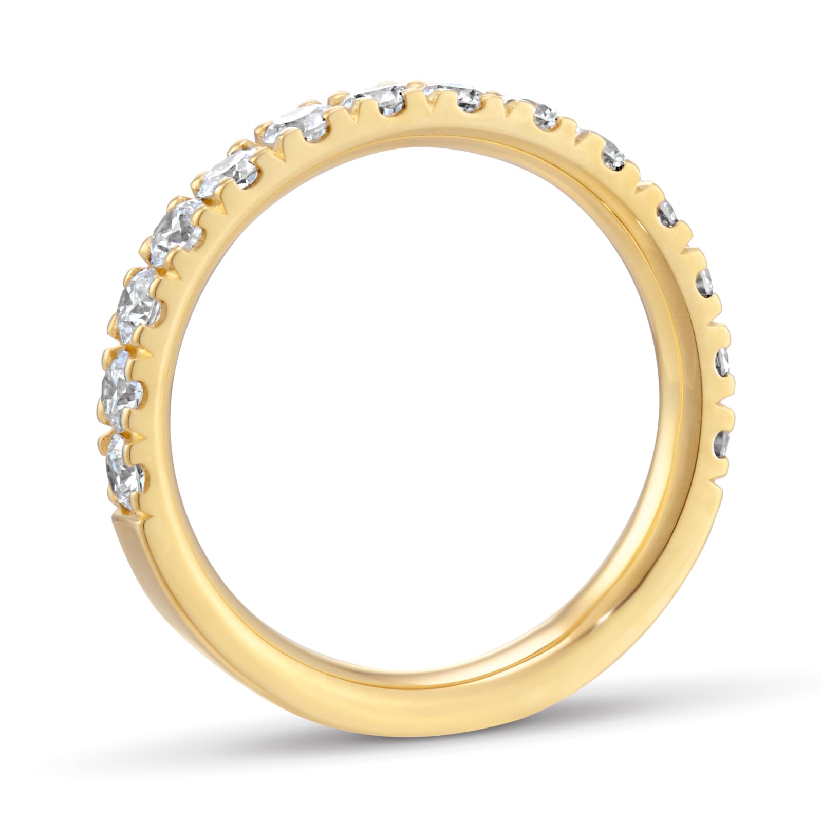 Mappin & Webb 18ct Yellow Gold 3mm 1.00cttw Diamond Wedding Ring Mappin & Webb 18ct Yellow Gold 3mm 1.00cttw Diamond Wedding Ring