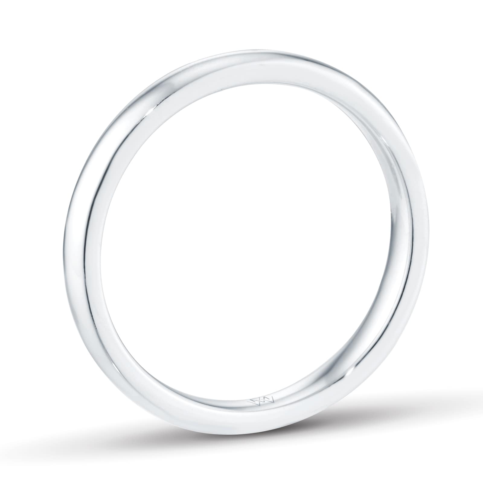 Mappin & Webb Platinum 2.5mm Heavy Court Wedding Ring