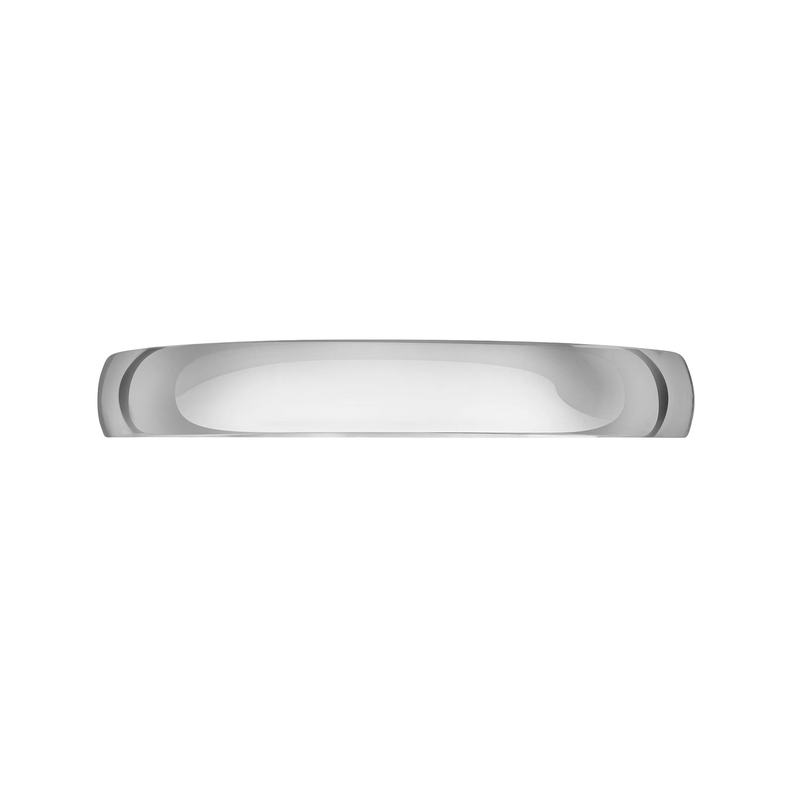 Mappin & Webb Platinum 3mm Heavy Court Wedding Ring