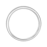 Mappin & Webb Platinum 3mm Heavy Court Wedding Ring