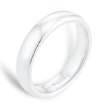 Mappin & Webb Platinum 4mm Heavy Court Wedding Ring