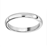 Mappin & Webb 2.5mm Heavy Court Ladies Wedding Ring In Platinum