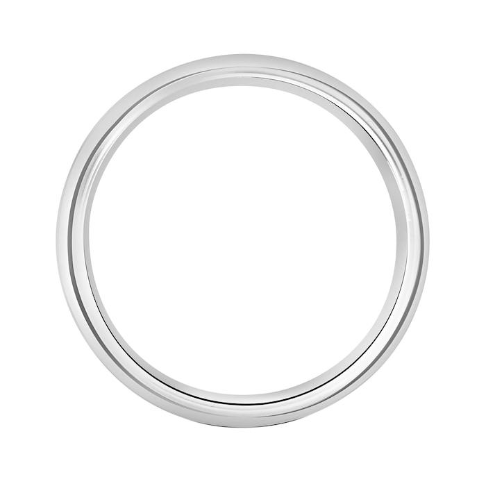 Mappin & Webb Platinum 5mm Heavy Court Wedding Ring