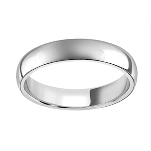 Mappin & Webb Platinum 3.5mm Standard Court Wedding Ring