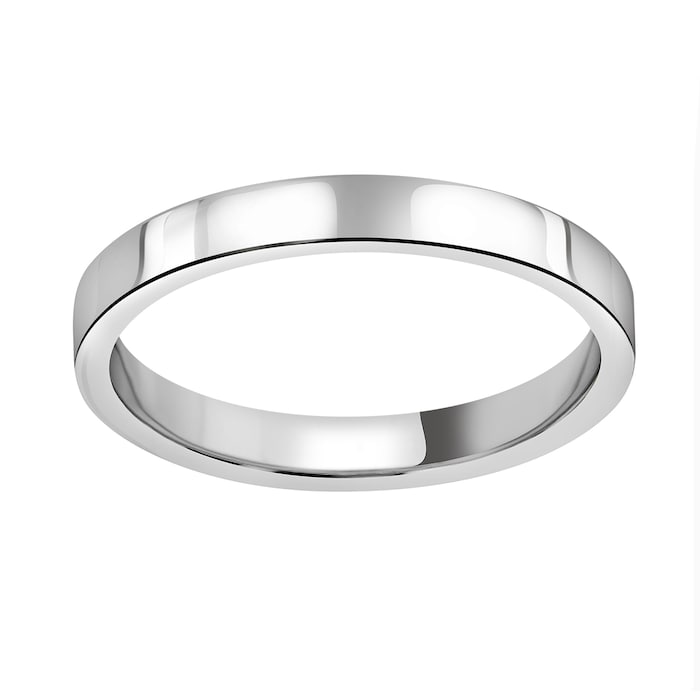 Mappin & Webb Platinum 2.5mm Standard Domed Court Wedding Ring