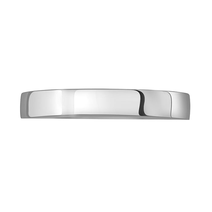 Mappin & Webb Platinum 3mm Standard Domed Court Wedding Ring