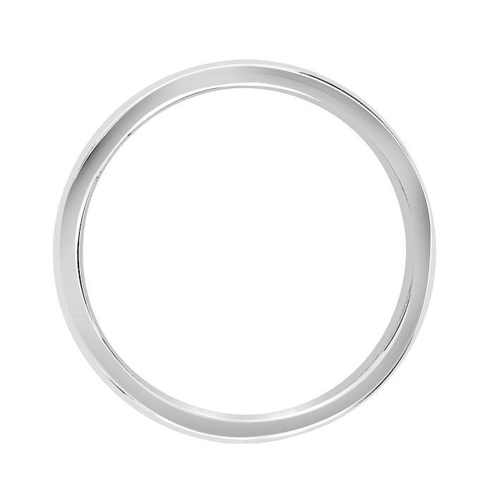 Mappin & Webb Platinum 3.5mm Standard Domed Court Wedding Ring