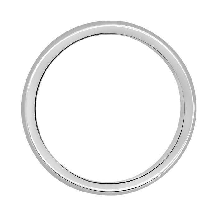 Mappin & Webb Platinum 4mm Luxury D-Shape Court Wedding Ring