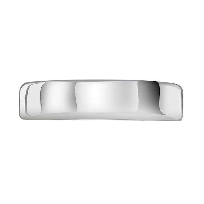 Mappin & Webb Platinum 5mm Standard Modern Court Court Wedding Ring