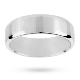 Mappin & Webb 7mm Flat Comfort Fit Gents Court Ring In Platinum