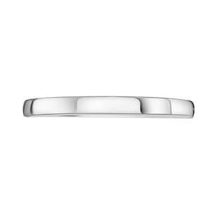 Mappin & Webb Platinum 2mm Luxury Court Wedding Ring