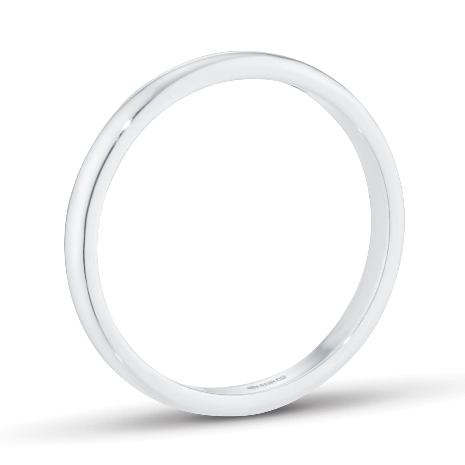 Mappin & Webb Platinum 2mm Standard Domed Court Wedding Ring Mappin & Webb Platinum 2mm Standard Domed Court Wedding Ring