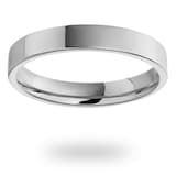 Mappin & Webb Platinum 3.5mm Heavy Flat Court Wedding Ring