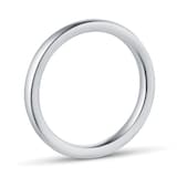 Mappin & Webb Platinum 2.5mm Heavy Court Wedding Ring