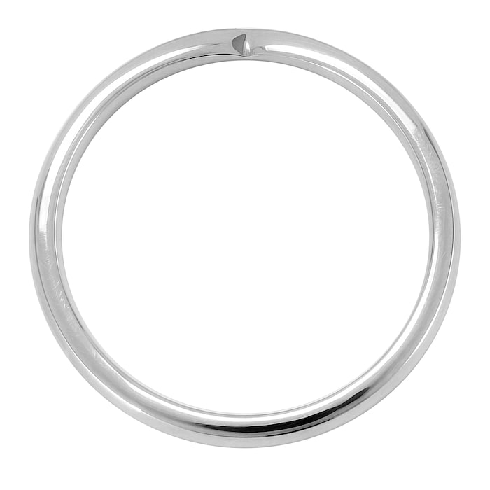 Mappin & Webb Platinum 2.5mm Pinched Wedding Ring