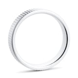 Goldsmiths Platinum 5mm Fancy Pattern Wedding Ring