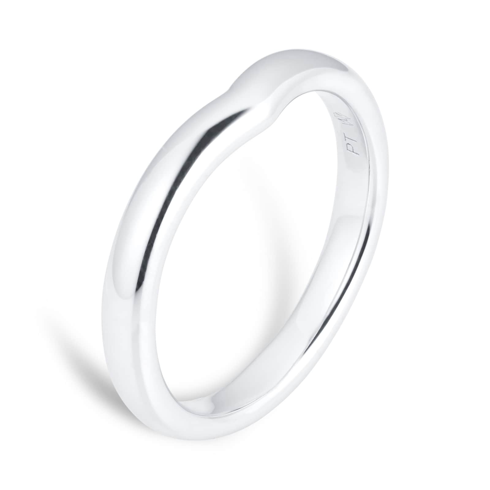 Mappin & Webb Platinum Ena Harkness Wishbone Wedding Ring Mappin & Webb Platinum Ena Harkness Wishbone Wedding Ring