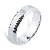 Mappin & Webb Platinum Fancy Wedding Ring - Ring Size T