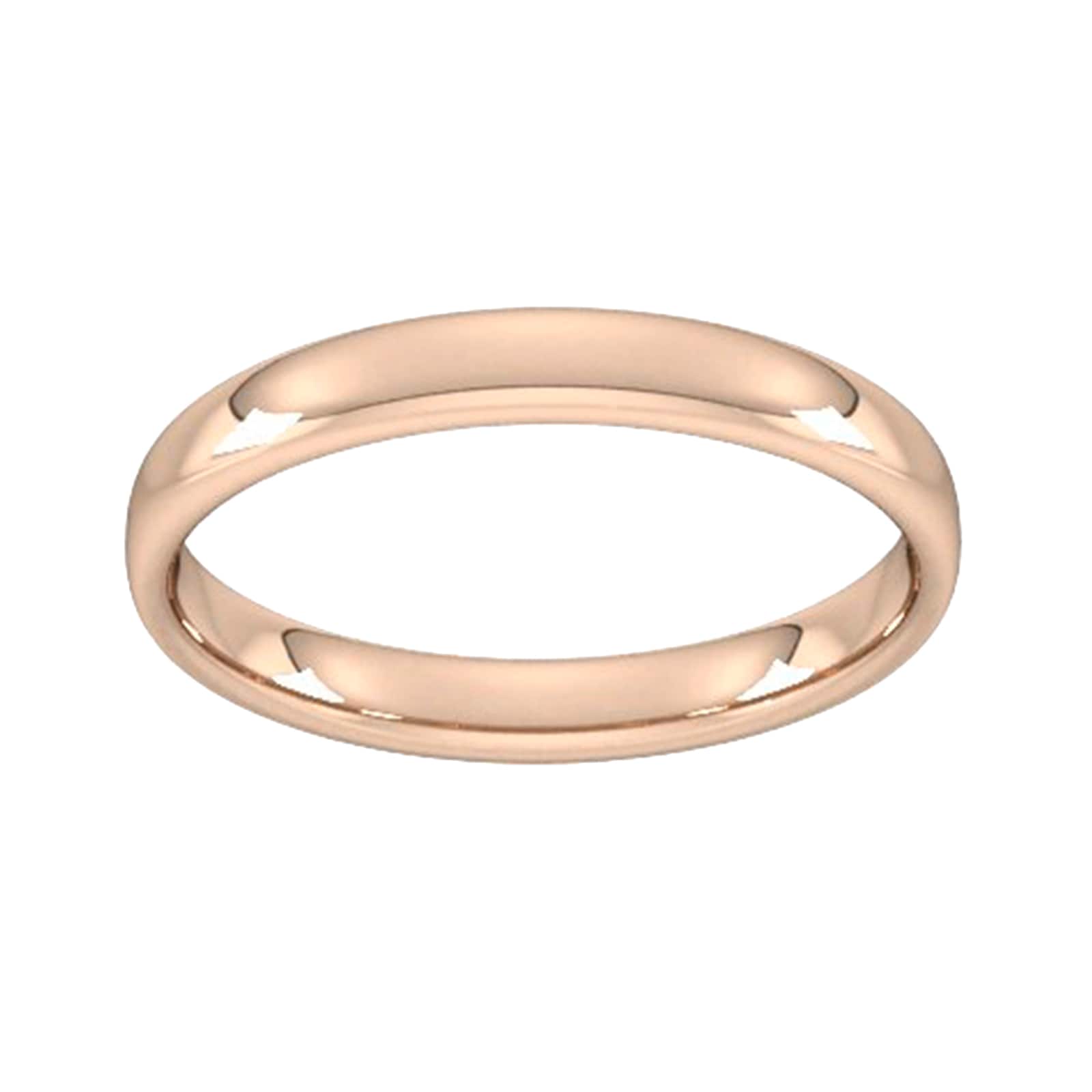 Goldsmiths 3mm Slight Court Standard Wedding Ring In 9 Carat Rose Gold Goldsmiths 3mm Slight Court Standard Wedding Ring In 9 Carat Rose Gold